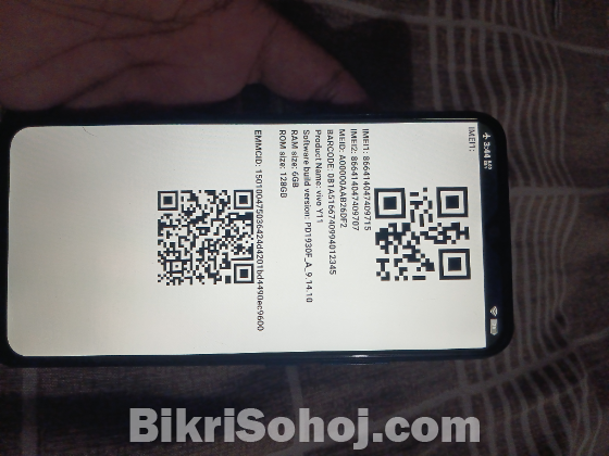 Vivo y 11-- 6-128 gb